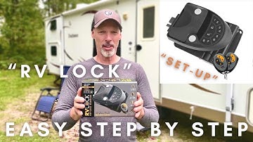 RvLock Keyless Handle (Keyless Entry): Install (Replace) in RV/Camper/Travel Trailer door lock