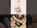 From Crankshaft to Piston — One-Cylinder Engine Explained#automobile #cadmodel #3danimation