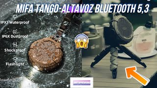 🚀Mifa TANGO IP67: Altavoz bluetooth 5.3 SUPER RESISTENTE con LINTERNA y Batería ENORME✅