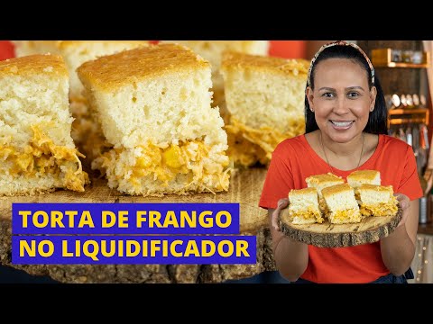TORTA DE FRANGO DE LIQUIDIFICADOR SUPER FOFINHA! | CucaChef