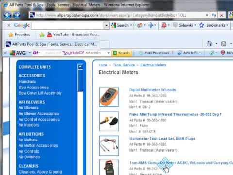 pool parts online coupon digital multimeter for AC DC.mp4