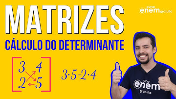 MATRIZES: cálculo do determinante | RESUMO DE MATEMÁTICA PARA O ENEM