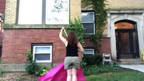 Post-2017 Fanfare - Back View - Downers Grove North Color Guard