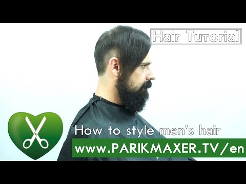 How to style men's hair parikmaxer tv english version