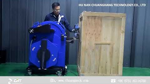 CP-900 pallet strapping machine operation