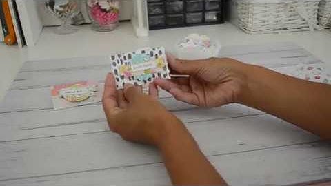 Cute Mini File Folder using my DIY Embellishments