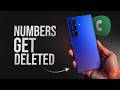 Why Numbers Get Deleted Automatically Android (explained)