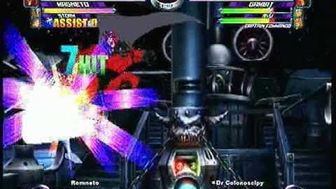 MvC2 Online (360): Brett (MSP) vs JmacDaGreat (Ryu/Cap/Gam) 6 .:4.23.10:.