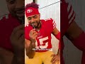 Rapid fire questions part 1 🍽️ #49ers #Shorts #NFL image