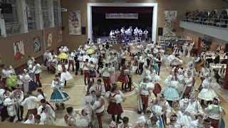 Costumed people from Slovakia visited the ball in Moravská Nové Ves