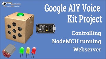 Google AIY Voice Kit Project - Control Devices connected NodeMCU ESP8266, which acting as Webserver