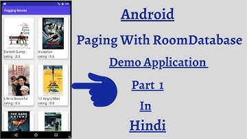 Android Paging with Room Database - Demo Application Introduction part 1 in hindi