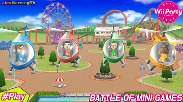Wii party - Battle of Minigames ( Master CPU, 한글자막, Kr Sub ) Player Mommy