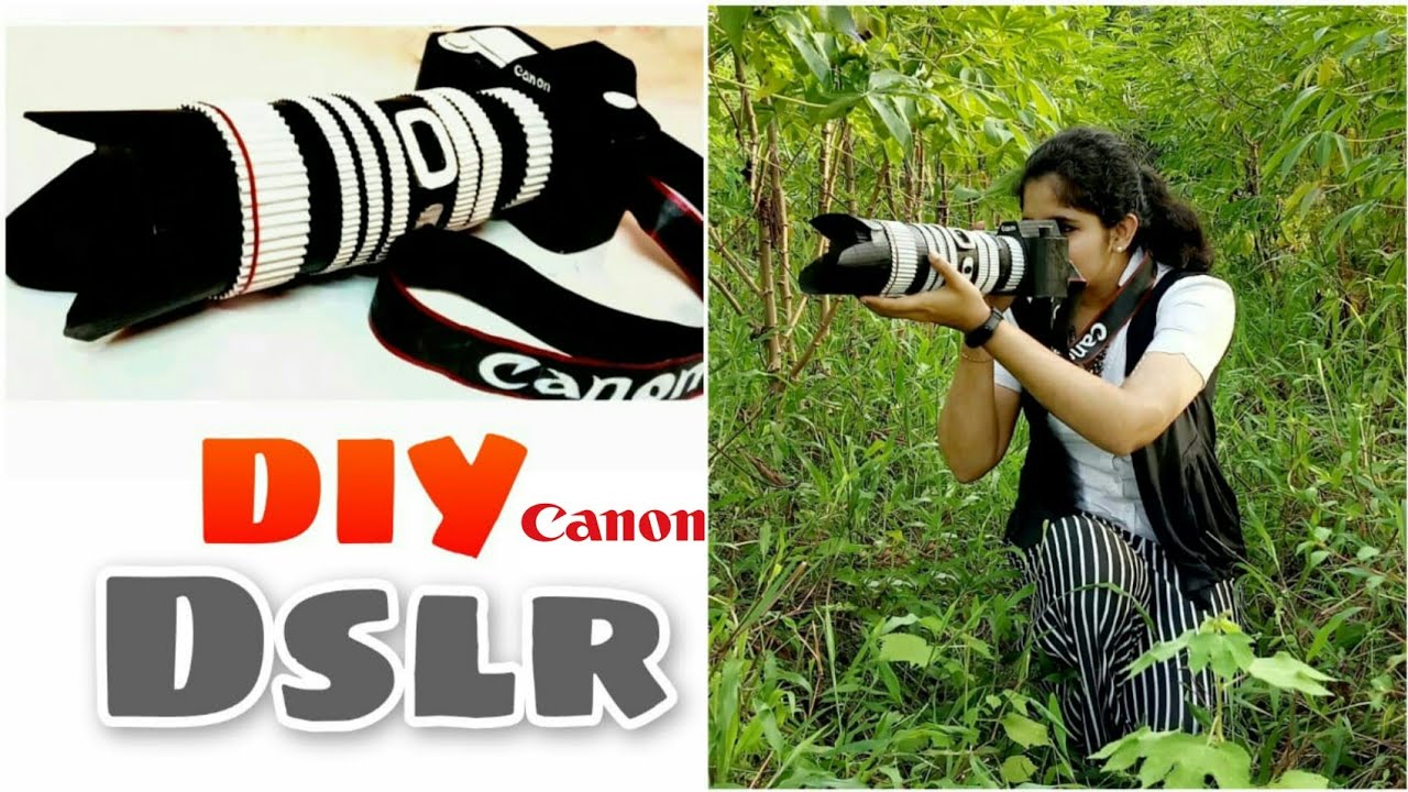 How to make DSLR Camera from Cardboard DIY Canon Dslr DIY Camera