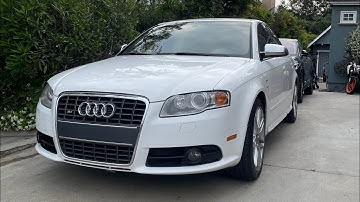 Audi B7 S4 Muffler Delete (Revs, Take-off, Hard and Normal Acceleration)