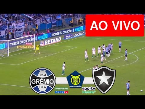 GRÊMIO X BOTAFOGO AO VIVO COM IMAGENS - CAMPEONATO BRASILEIRO 2023 -  ASSISTA AGORA! 