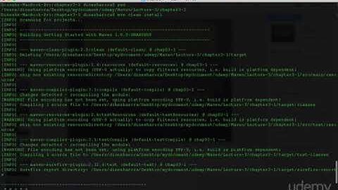 7. Creating and running your your first maven project