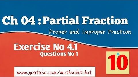 10th Class Maths Solution, Chapter 4 Exercise 4.1 Question 1 Solution | Maths ChitChat