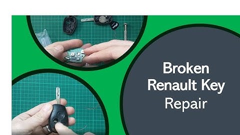 Renault Car Key Repair - Broken Button [Modus, Clio, Kangoo]