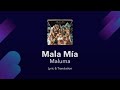 Maluma - Mala Mía Lyrics English & Spanish - English Translation / English Lyrics