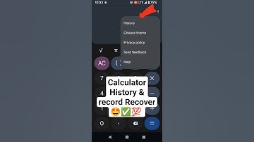 calculator History & Record Recover Just 10 seconds 💯✅ #calculator #recover #shorts
