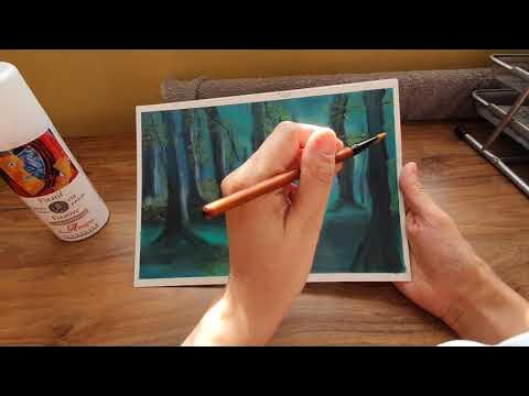 How to Use Spray Fixative for Drawings: RISD Art Professor Demos 