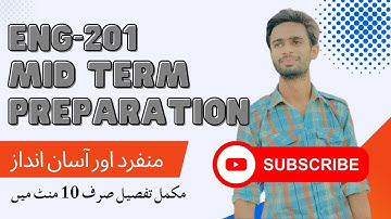 ENG201 Mid Term Preparation || ENG201 Mid Term Preparation 2023
