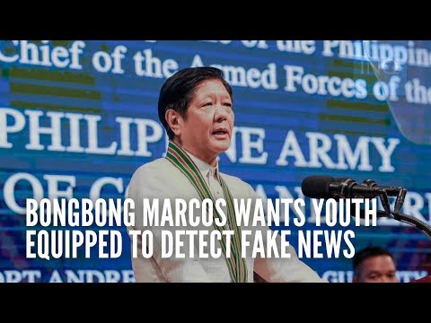 ‘Fight for truth’: Bongbong Marcos wants youth equipped to detect fake news
