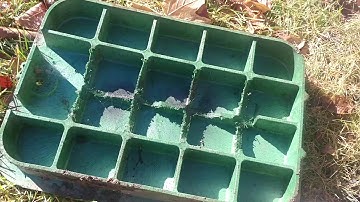 Winterizing sprinkler system valves.