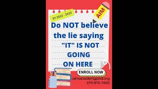 It Isnt About The Money At Aim Academy Pod