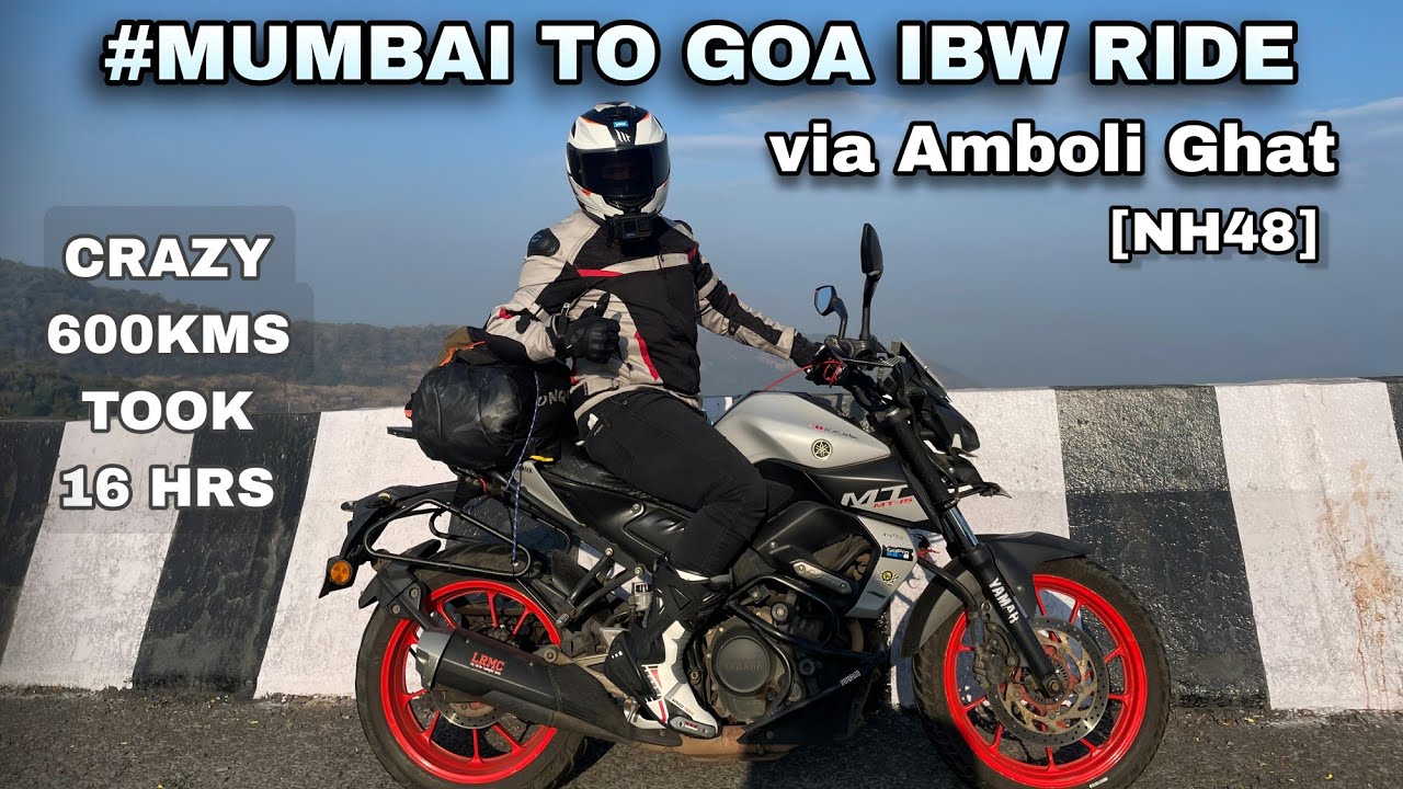Mumbai To Goa BIKE RIDE [IBW] 2024Via  Pune-Satara-Kholapur Expressway Route [NH48]