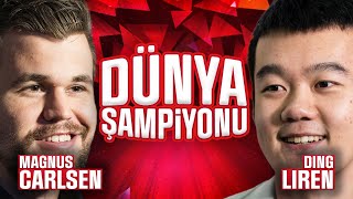 İlk Kez Maç Dünya Şampi̇yonu Vs Eski̇ Dünya Şampi̇yonu Magnus Carlsen Vs Ding Liren