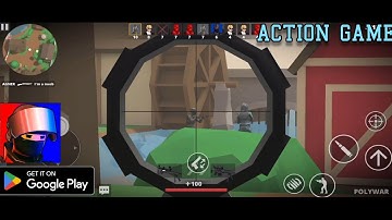 POLYWAR Action Shooting Game - Android Gameplay