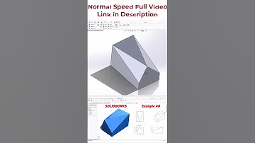 Quick 3D Modeling in SolidWorks – Beginner Example #Shorts #solidworks #ansysfluent