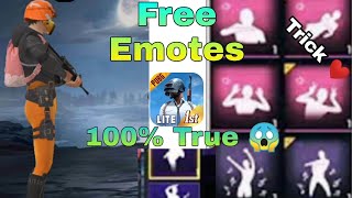 How To Get Free Emotes In Pubg Mobile Lite, Pubg Mobile Lite M Free Me Emotes Kaise Le Diamond Gamer