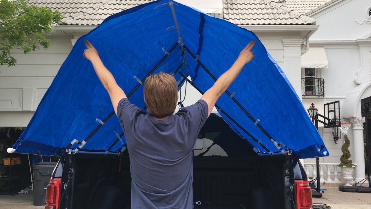 Homemade Tent for Truck Bed! - YouTube