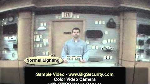 BigSecurity.com Color Video Camera with CMOS Image Sensor Sample Video