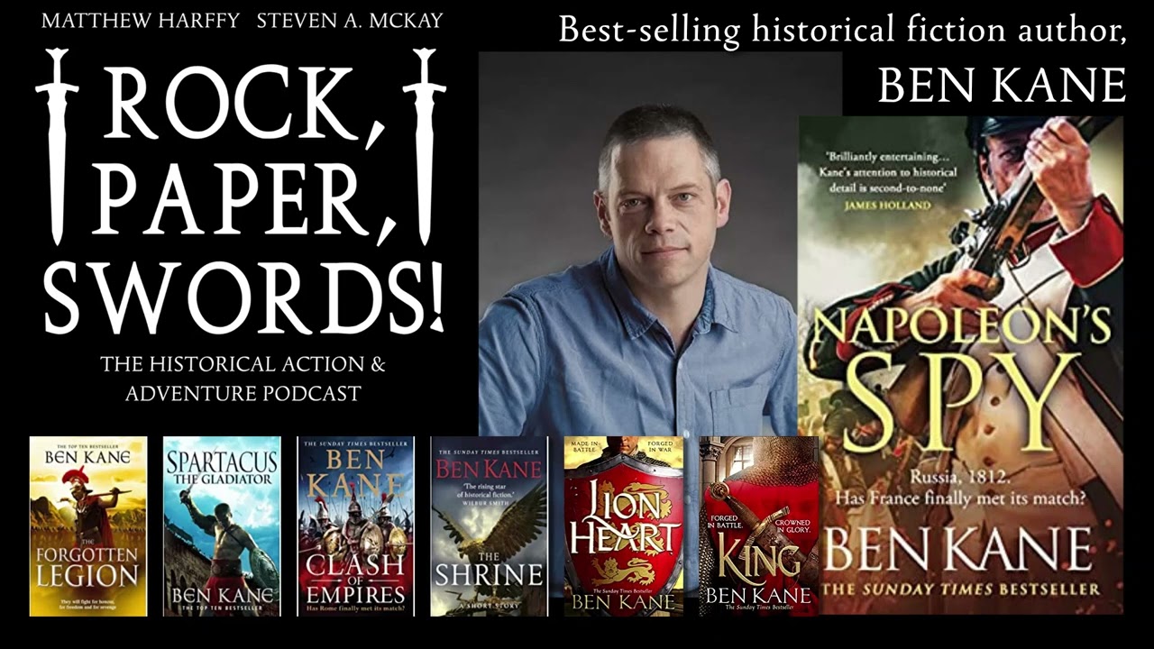 Novelist Ben Kane - Rome, Spartacus, medieval/Richard the Lionheart, and now Vikings in Ireland!