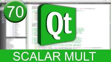 Tutorial Qt Creator - Multiplicar matriz por escalar en C++