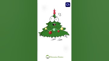 Meet Spriggy: The Christmas Tree Cartoon Puppet Bringing Holiday Cheer! #adobecharacteranimator
