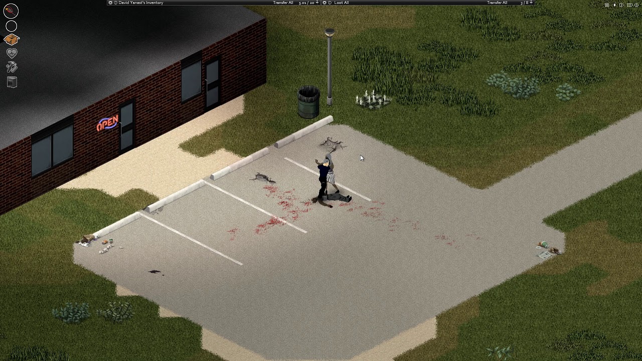 Project zomboid окна