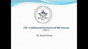 Grade_8_ CH-4_ Advance feature of MS Access(Part 1)