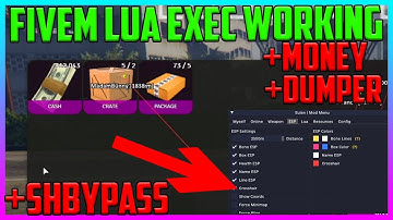 FiveM Lua Exec + Making Money farm + SHBypass + Dumper/Decrypter *always working* by EulenCheats.com