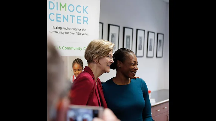 Senator Warren visits The Dimock Center