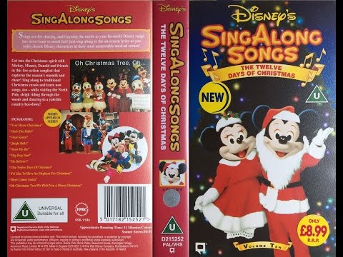 Sing Along Songs - The Twelve Days of Christmas [UK VHS] (1994)