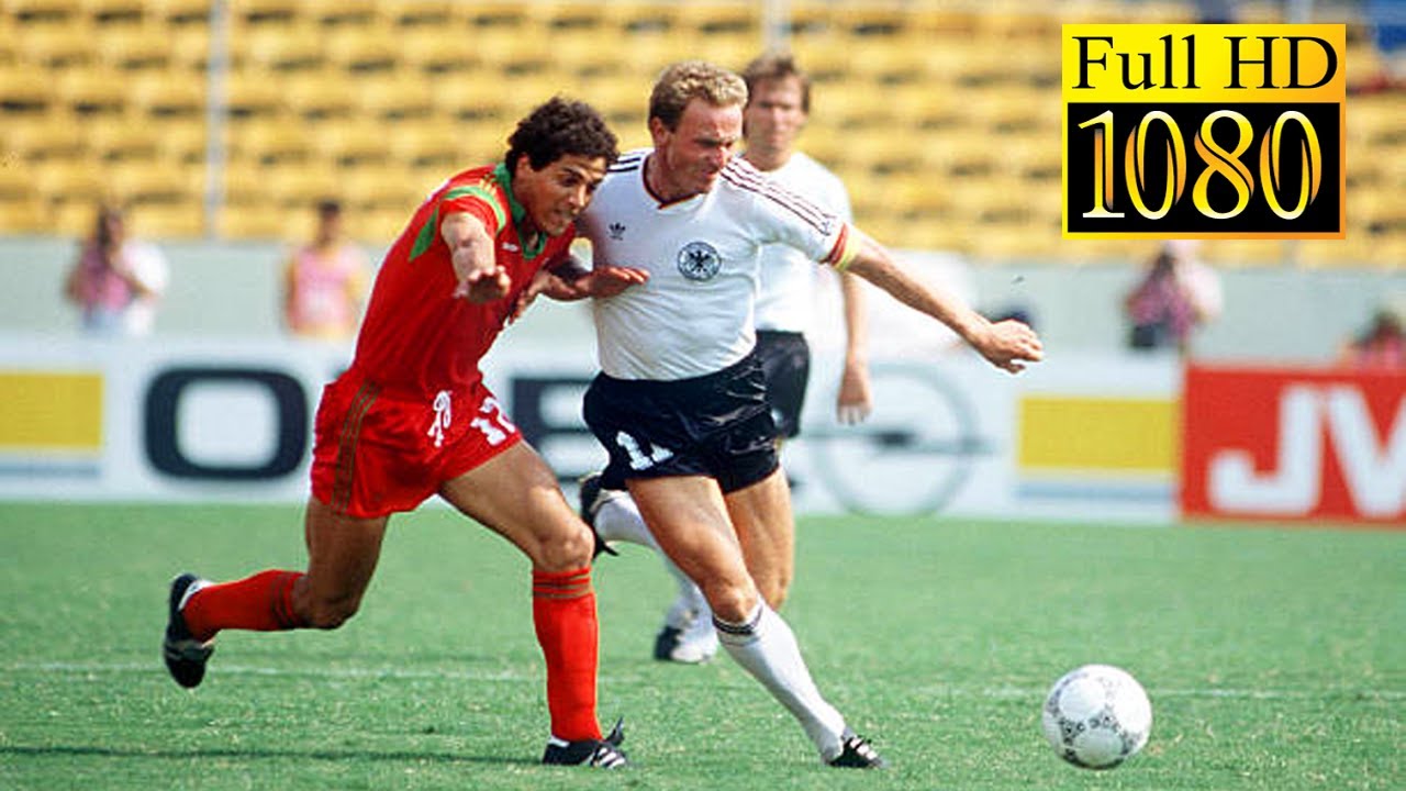 Morocco 0-1 Germany World Cup 1986 | Full highlight - 1080p HD | Lothar Matthäus - Rummenigge