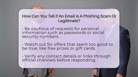 How Can You Tell If An Email Is A Phishing Scam Or Legitimate? - Everyday-Networking