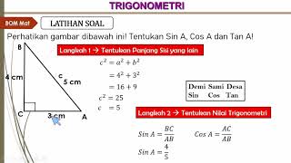 Perbandingan trigonometri pada segitiga siku siku, Menjelaskan rasio trigonometri