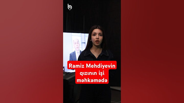 Ramiz Mehdiyevin qızının işi məhkəmədə | Barometr TV