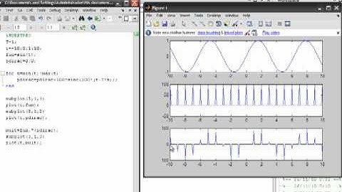 MUESTREO EN MATLAB